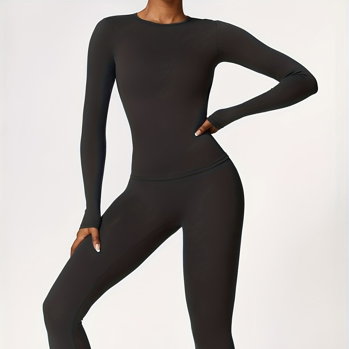 Fitness Yoga - Conjunto de ioga justo e slim,