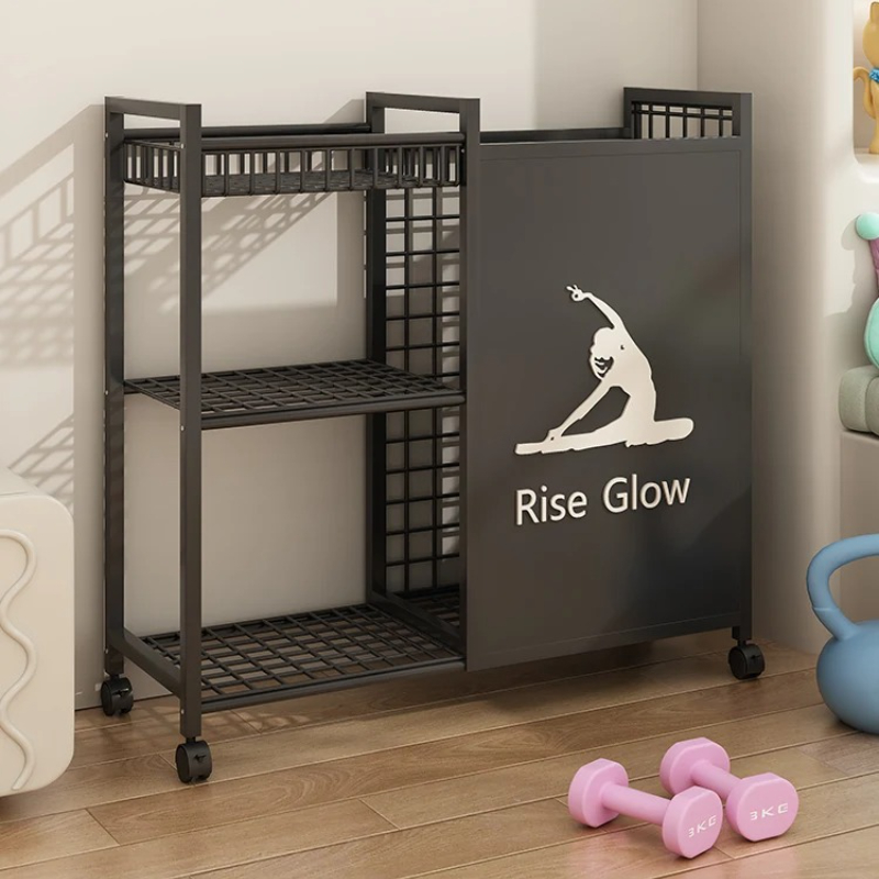 Yoga Fitness Gear - Carrinho de fitness móvel com rodas