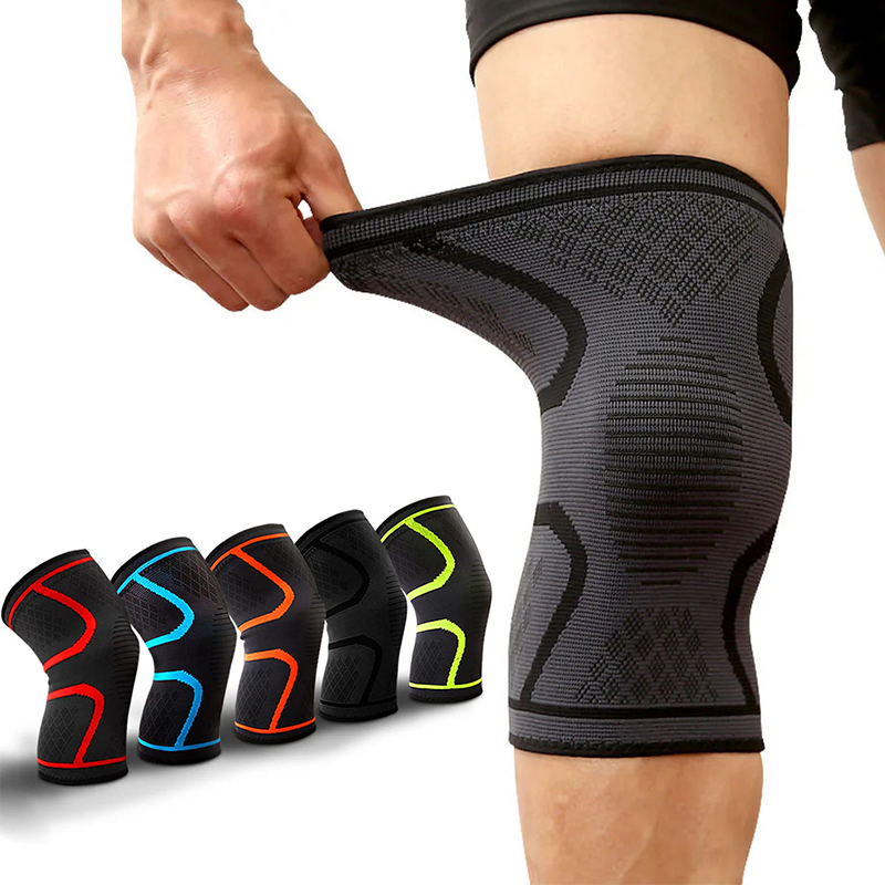 Knee Sleeve Compression - Protetores de joelho com compressão, suporte