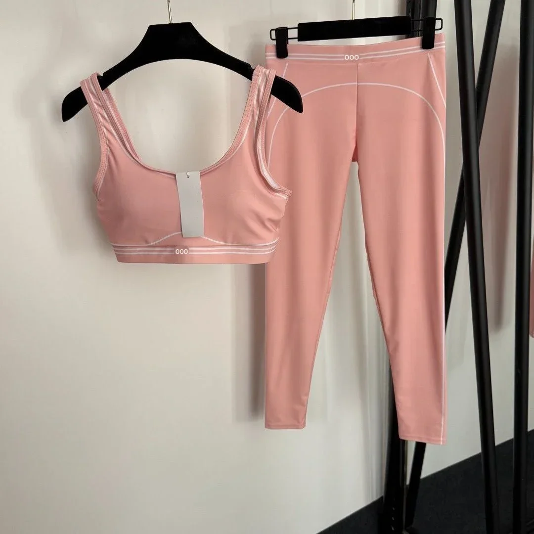 Yoga Và Fitness - Conjunto de Top e Calças em