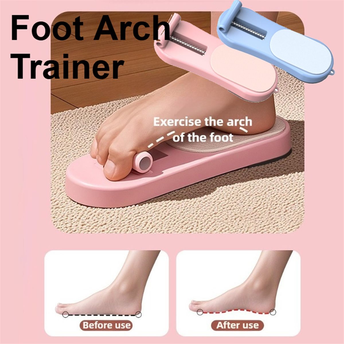 [NOVO] Treinador de Arco do Pé - Yoga Fitness Toes Arch avaliação e preço