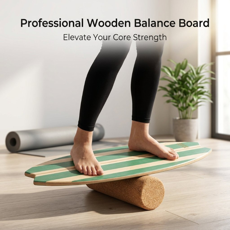 Prancha de Equilíbrio de Madei - Yoga Fitness Gear avaliação e preço