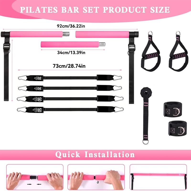 Kit de Barra de Pilates Multif - Yoga Fitness Gear avaliação e preço