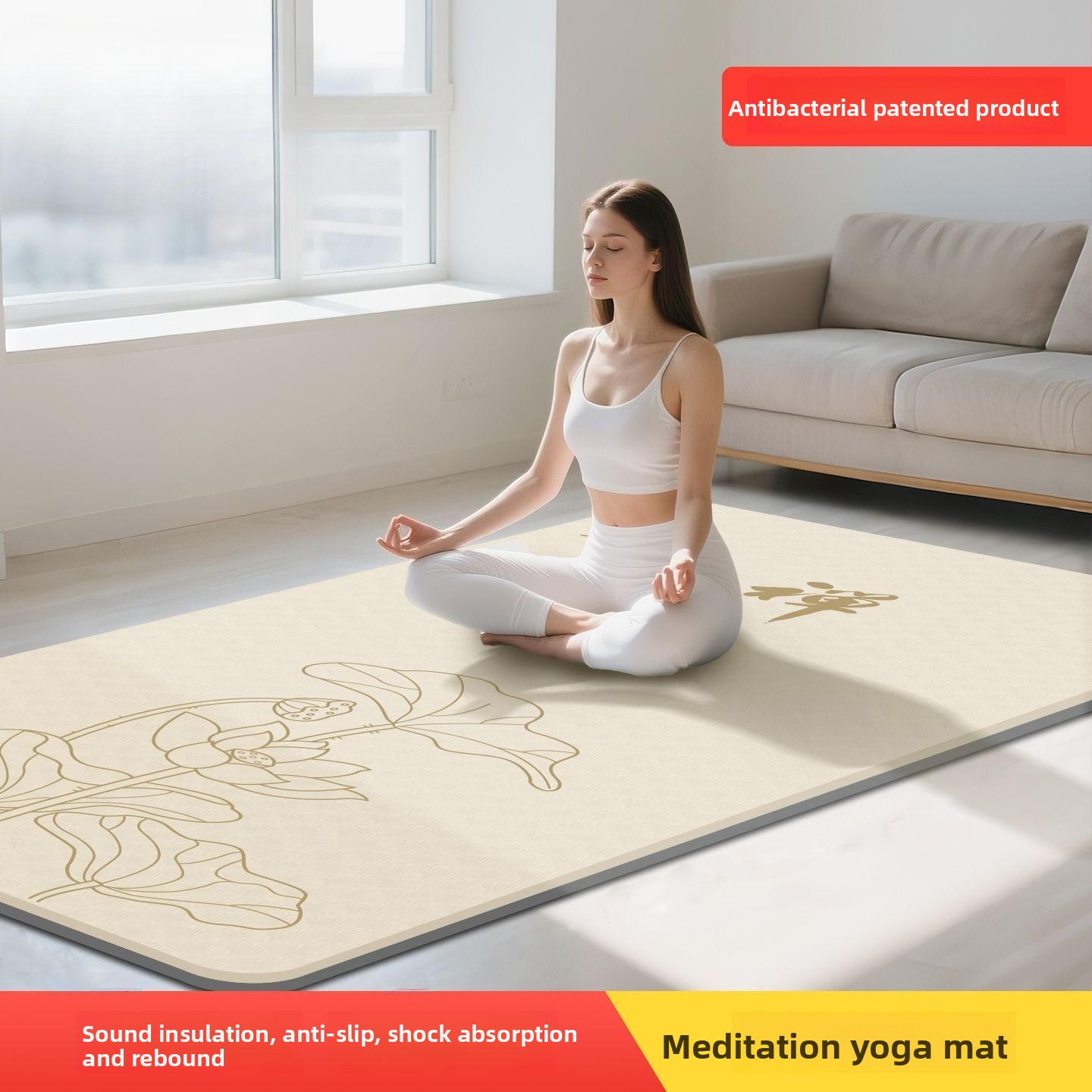 Tapete de Yoga Feminino para M - Yoga Of Fitness Mat avaliação e preço