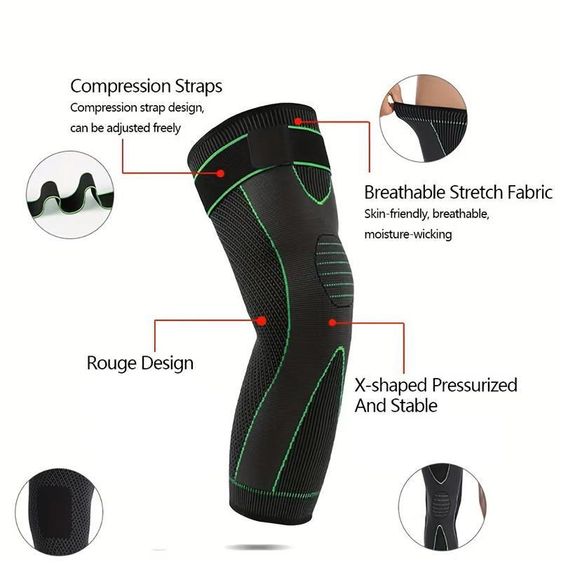 2 Peças de Joelheiras de Compr - Knee Sleeve Compression avaliação e preço